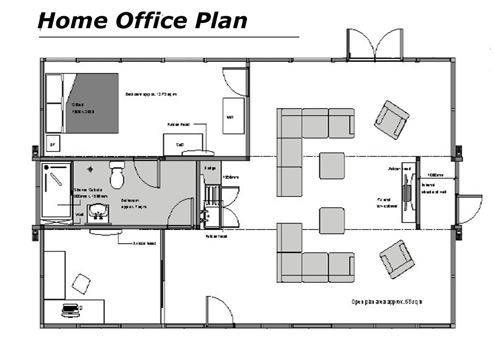 Modern Home Office Floor Plans for a Comfortable Home Office | Ideas 4